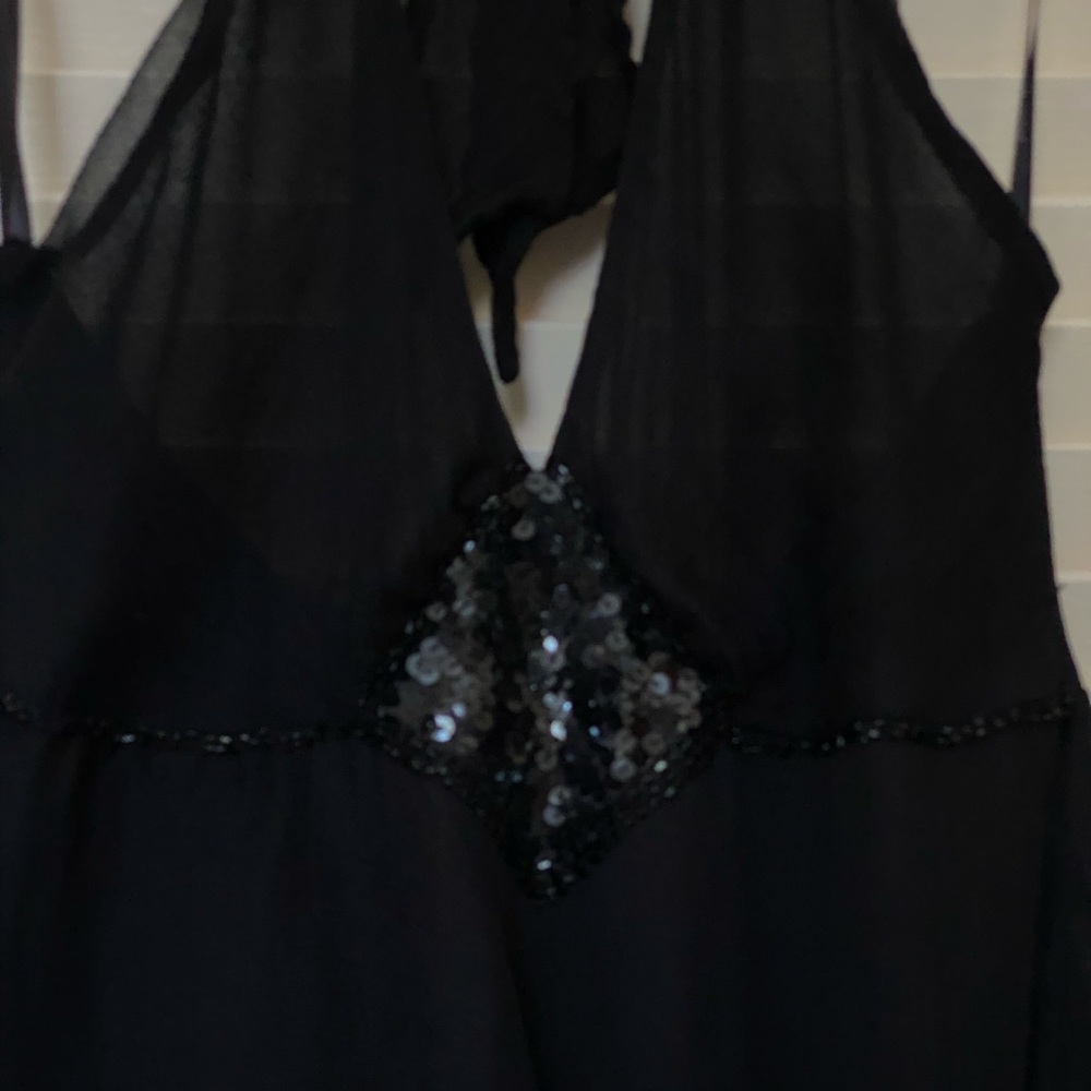 Forever 21 flowy chiffon halter tunic